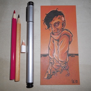 Zombie Boy INK+PENCIL